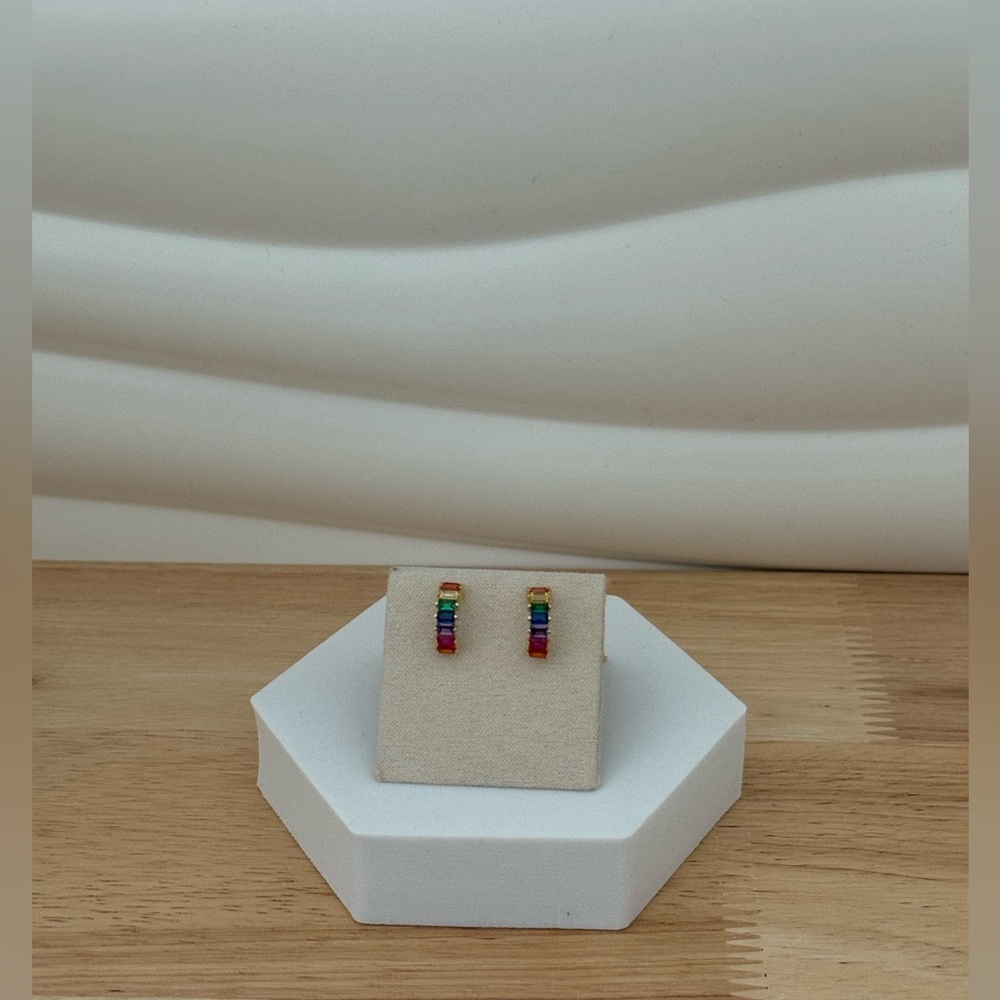 Colorful Striped Earrings